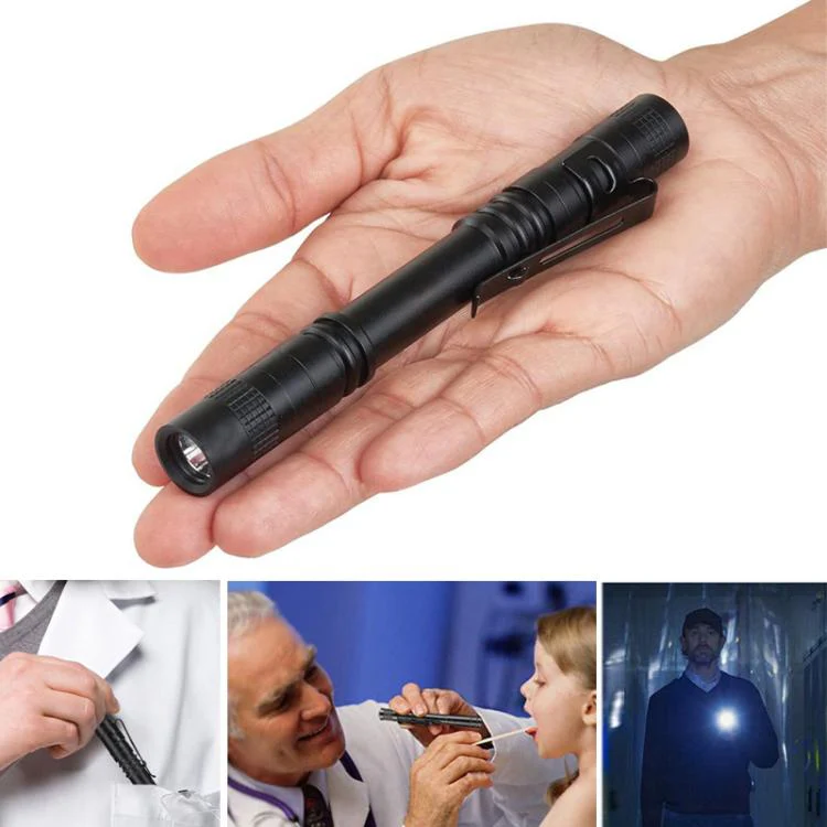 Portable Mini Flashlight Outdoor Waterproof Handheld LED Flashlight, Style: 2 Battery White Light - Image 7