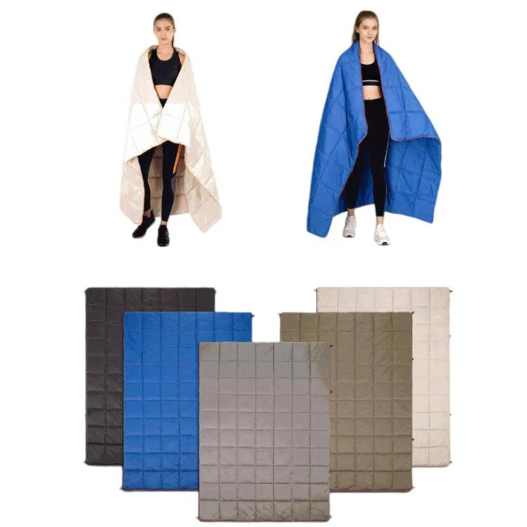 Portable Outdoor Camping Thermal Blanket Waterproof Camping Mat, Style: Beige 2-5 - Image 2