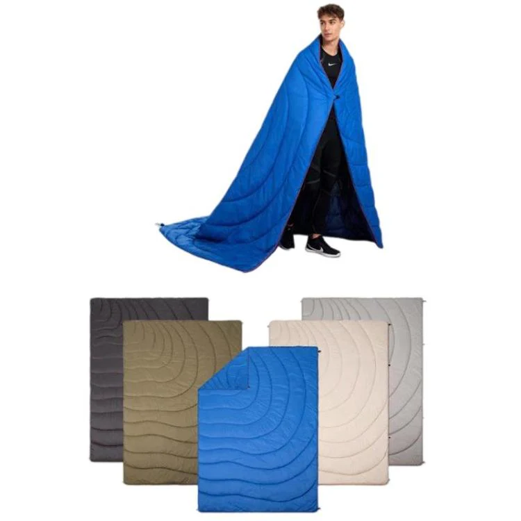 Portable Outdoor Camping Thermal Blanket Waterproof Camping Mat, Style: Beige 4-5 - Image 3
