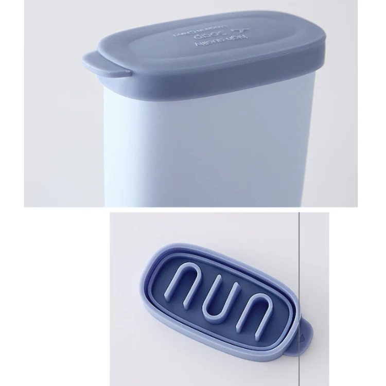 Portable Soap Box Sealed & Leak-proof Travel Products Personal Care Essential(Blue) - Image 10