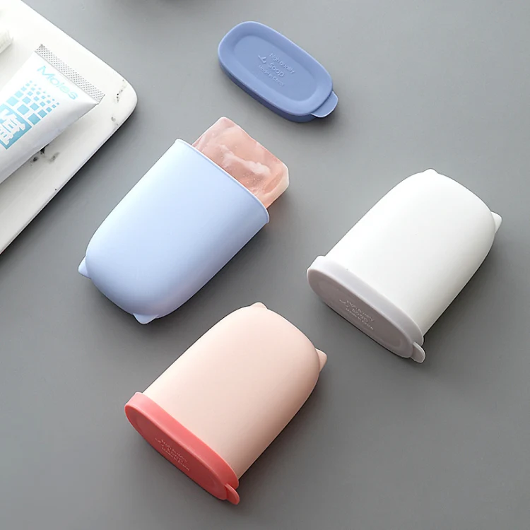 Portable Soap Box Sealed & Leak-proof Travel Products Personal Care Essential(Pink) - Image 5
