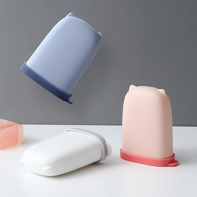 Portable Soap Box Sealed & Leak-proof Travel Products Personal Care Essential(Pink) - Image 6