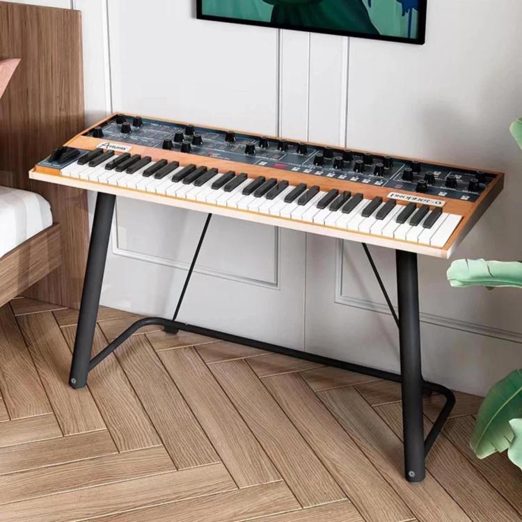 Portable Widened Thickened Electronic Piano Metal U-shaped Frame(White) - Image 4