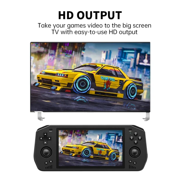 POWKIDDY X28  Android 11 Handheld Retro Game Console 5.5 Inch Touch IPS Screen Game Machine 4+64G - Image 5