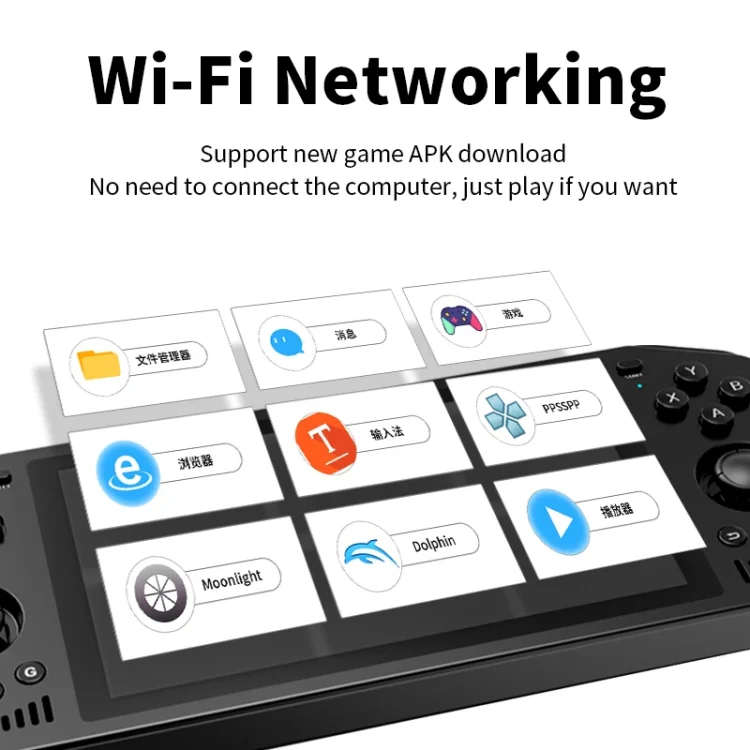 POWKIDDY X28  Android 11 Handheld Retro Game Console 5.5 Inch Touch IPS Screen Game Machine 4+64G - Image 6