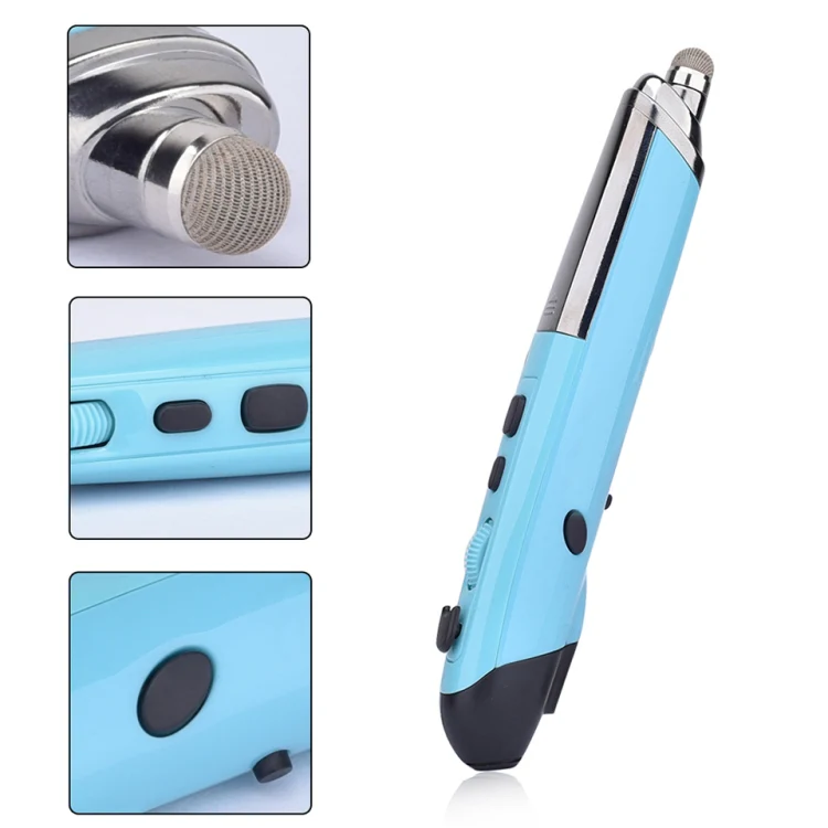 PR-08 Multifunctional Wireless Bluetooth Pen Mouse Capacitive Pen Mouse(Blue) - Image 2