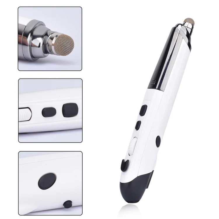 PR-08 Multifunctional Wireless Bluetooth Pen Mouse Capacitive Pen Mouse(White) - Image 2