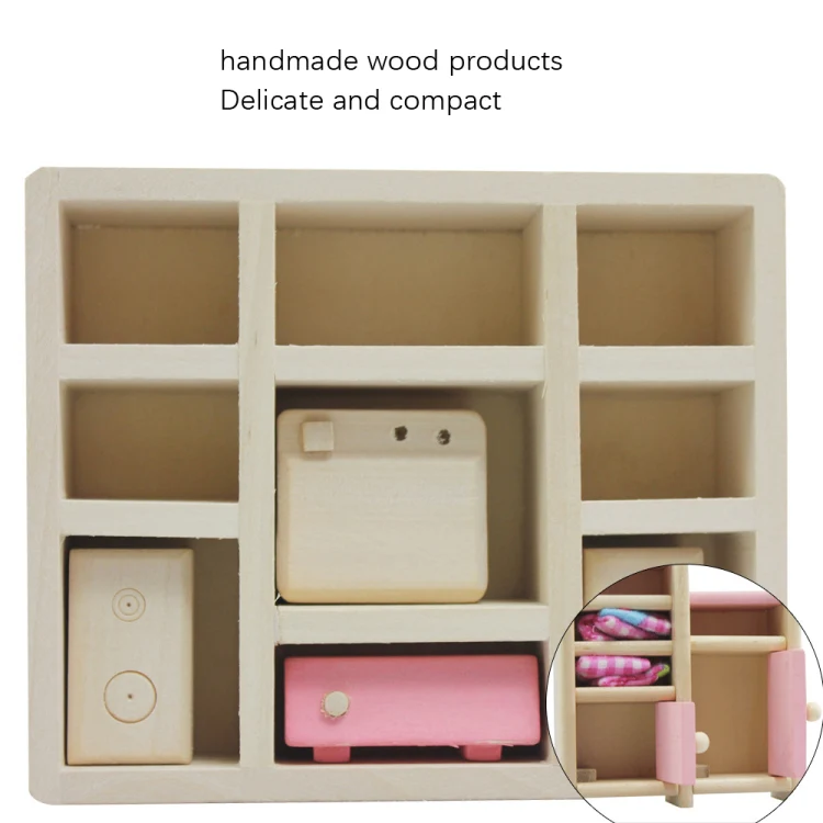 Pretend Play Mini Simulation Children Small Furniture Doll House Toy(Kitchen) - Image 3