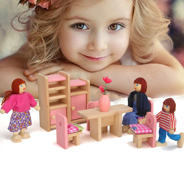 Pretend Play Mini Simulation Children Small Furniture Doll House Toy(Kitchen) - Image 5