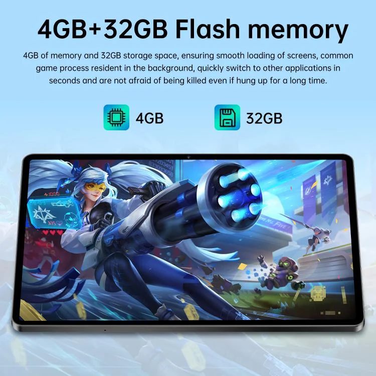 Pro 13 10.1 inch 4G LTE Tablet PC, 4GB+32GB, Android 10 MTK6755 Octa Core, UK Plug (Black) - Image 9