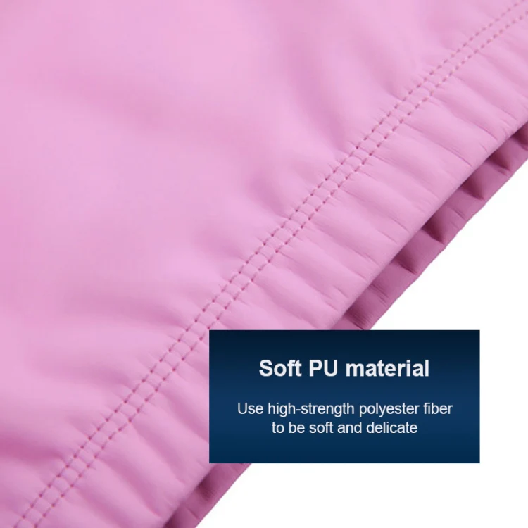 PU Coated Waterproof Enlarged Swimming Cap for Adult Men and Women(Pink) - Image 4
