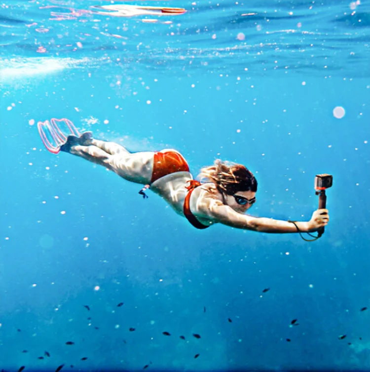 PULUZ 60m Underwater Depth Diving Case Waterproof Camera Housing for Insta360 ONE R 4K Wide-angle Edition(Transparent) - Image 8