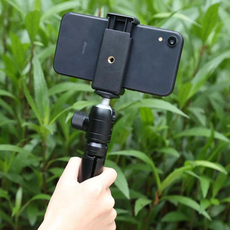 PULUZ Mini Pocket Metal Desktop Tripod Mount with 1/4 inch Screw for DSLR & Digital Cameras, Load: 10kg - Image 9