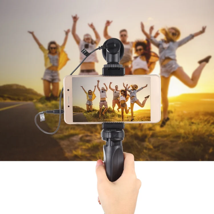 PULUZ Pocket Mini Plastic Tripod Mount with Phone Clamp for Smartphones(Black) - Image 7