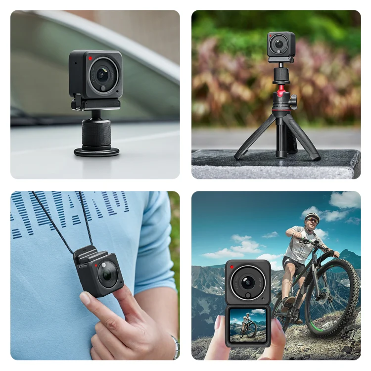 PULUZ Split Silicone Protective Case for DJI Action 2(Black) - Image 6