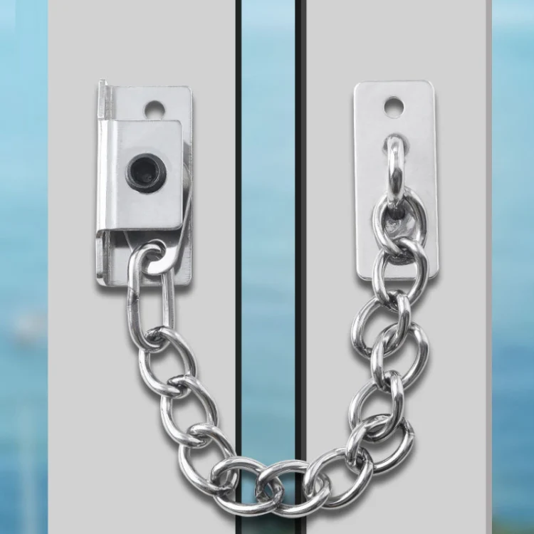 Punching Installation Protection Stainless Steel Window Limit Lock, Specification: A Type Silver - Image 6