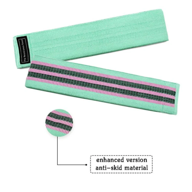 Purple Rally Polyester-cotton + Latex Yarn Loop Tension Band Yoga Resistance Band, Size: 76 x 8cm - Image 4