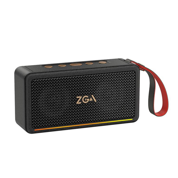 PZ009 PLUS Portable Retro Wireless Bluetooth Speaker(Black)