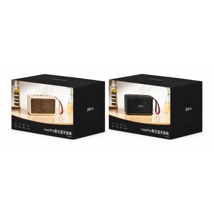 PZ009 PLUS Portable Retro Wireless Bluetooth Speaker(Black) - Image 10