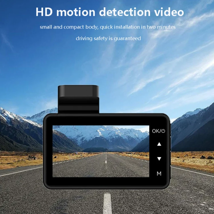 Q3 3 inch Car 1080P HD Single Recording Driving Recorder, Supports Automatic Loop Recording - Image 4