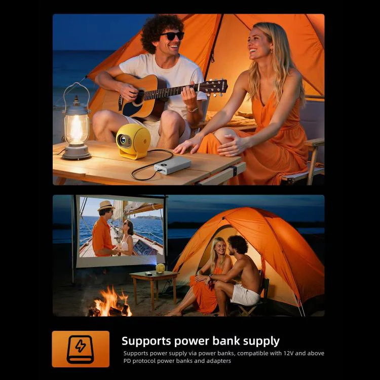 Q3 720P 150ANSI LCD Display Smart Projector, 1GB+8GB, Electric Focus, Plug:UK Plug(White) - Image 8
