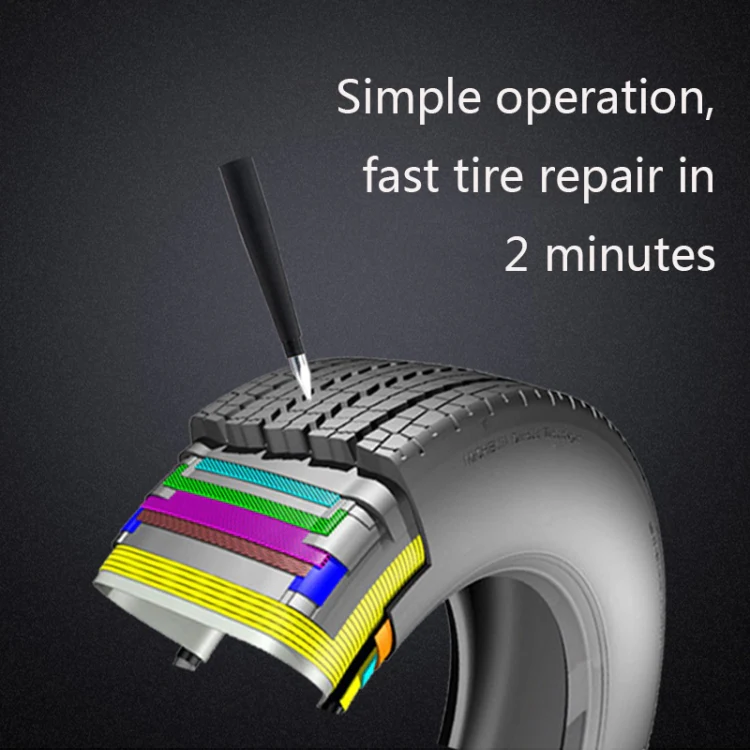 Q412 Car Tyre Repair Nail Emergency Tire Repair Kit - Image 8