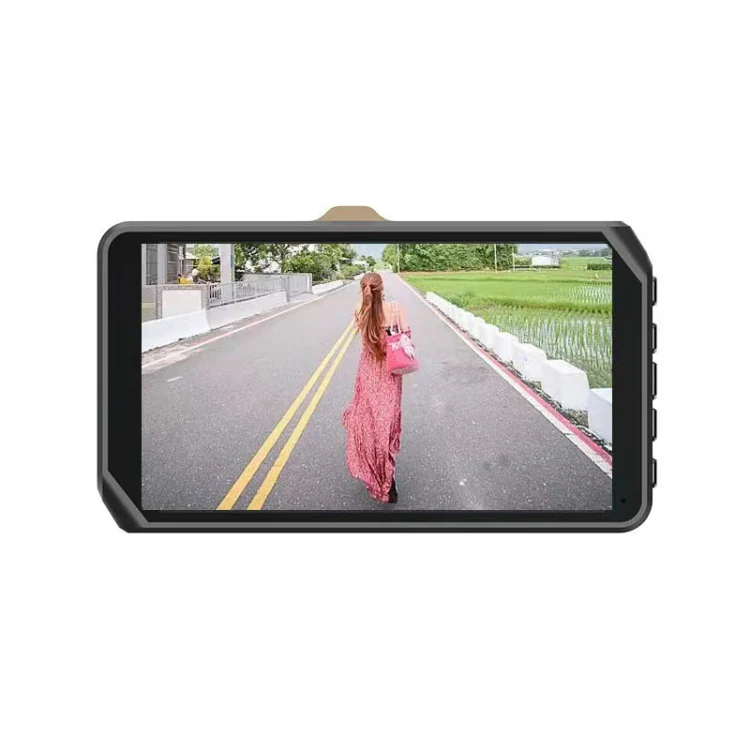 Q50 Car 4 inch HD 1080P Night Vision Front and Rear Dual-lens Driving Recorder - Image 3