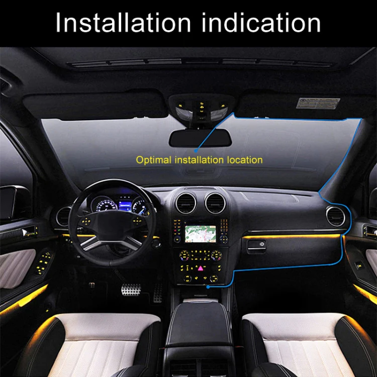 Q50 Car 4 inch HD 1080P Night Vision Front and Rear Dual-lens Driving Recorder - Image 7