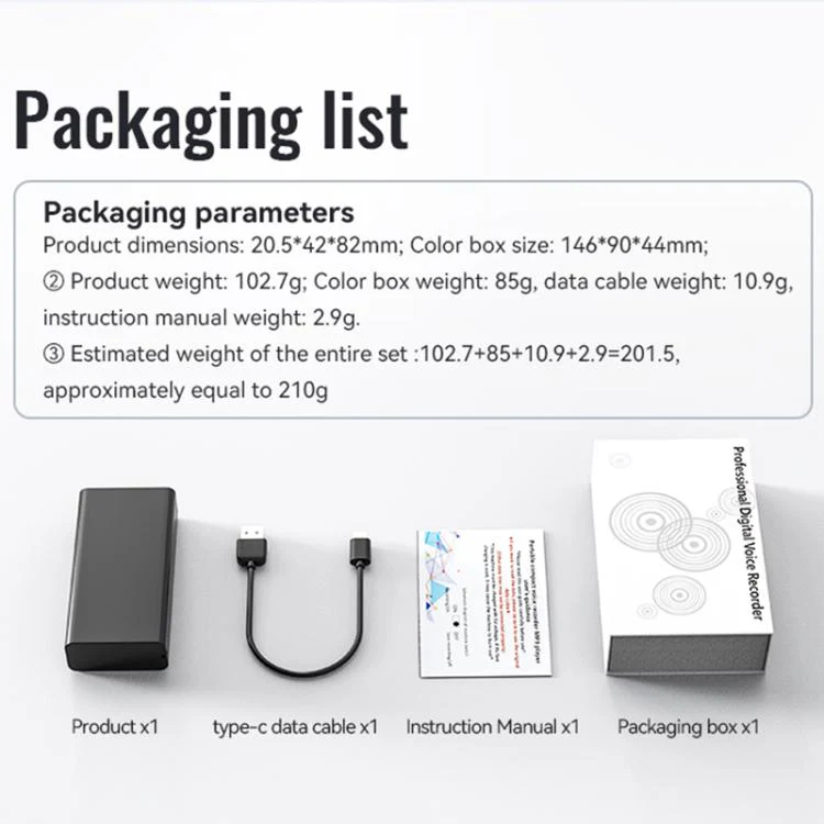 Q65A+ Ultra-Long Standby Magnetic Smart Voice Recorder Supports AIREC-APP, Memory:16GB(Black) - Image 11