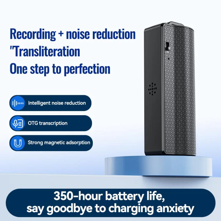 Q70G Magnetic Noise Reduction Voice Recording Pen REC Ultra-long Standby Time, Memory:64GB(Black) - Image 6