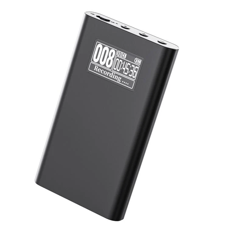 Q86 0.77-inch Screen Ultra-long Standby Smart Digital Voice Recorder, Memory:64GB(Black) - Image 3