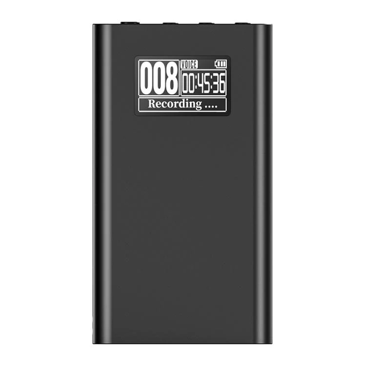 Q86 0.77-inch Screen Ultra-long Standby Smart Digital Voice Recorder, Memory:8GB(Black)