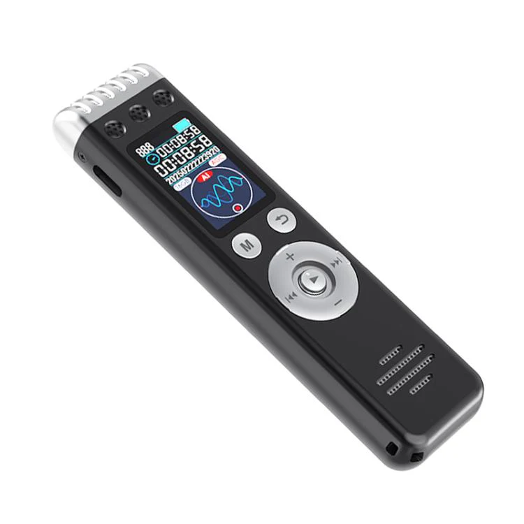 Q88A 1.14-inch Screen Multi-function HD Smart Voice Recorder Support AIREC-APP, Memory:128GB(Black) - Image 2