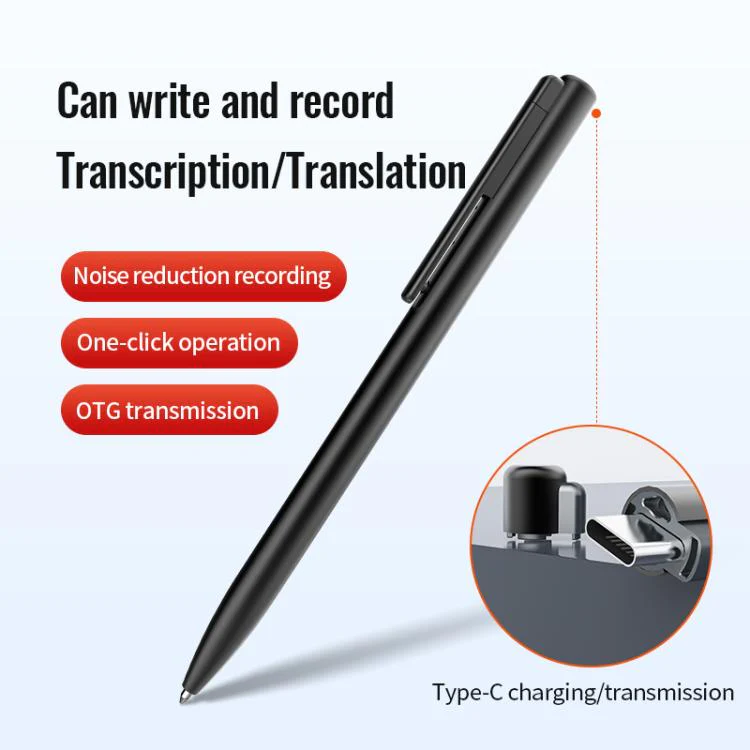 Q97 2-in-1 Voice Recording & Handwriting Pen, Memory:8GB(Black) - Image 4