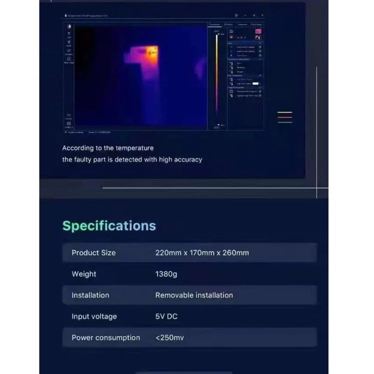 Qianli 3D Infrared Thermal Imaging Camera Motherboard PCB Fault Detection - Image 6