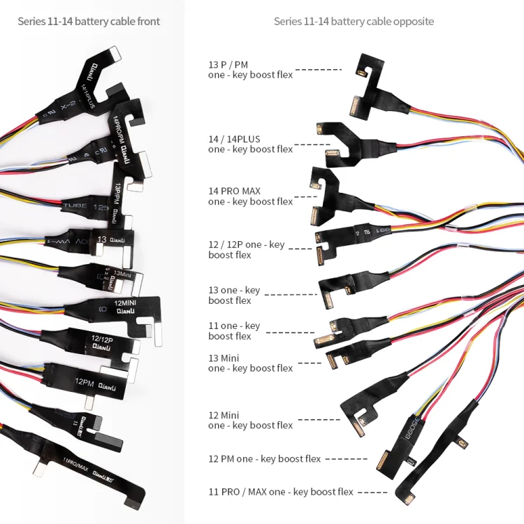 QianLi Generation 7th iPower Pro Max DC Power Control Test Cable for iPhone 6-14 Series - Image 4