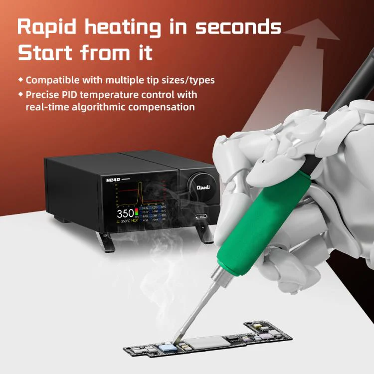 QIANLI H240 240W Smart Soldering Station with HX1 All-in-One Sleep Stand, Plug:EU Plug - Image 2