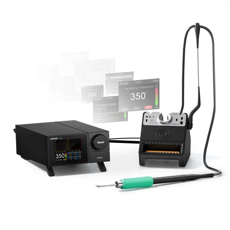 QIANLI H240 240W Smart Soldering Station with HX1 All-in-One Sleep Stand, Plug:US Plug