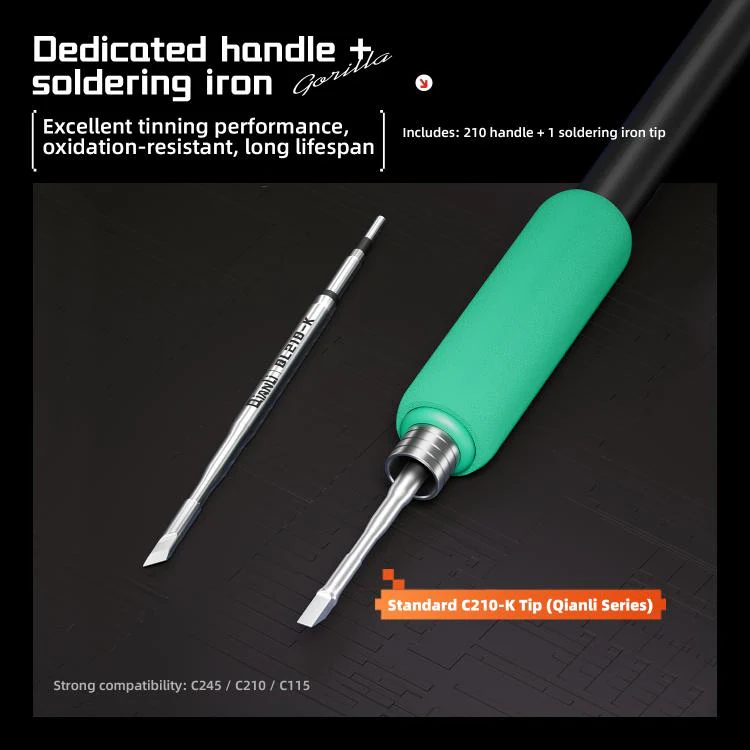 QIANLI H240 240W Smart Soldering Station with HX1 All-in-One Sleep Stand, Plug:US Plug - Image 5