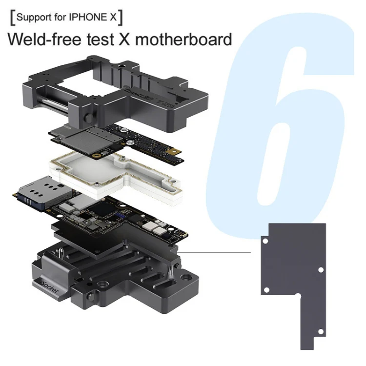 Qianli iSocket 3 In 1 Motherboard Layered Test Frame Upper Lower Layers Logic Board Function Fast Test Holder For iPhone X / XS / XS Max - Image 13