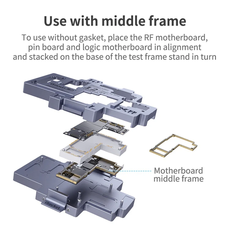 Qianli iSocket Motherboard Layered Test Fixture For iPhone 12 Series - Image 2
