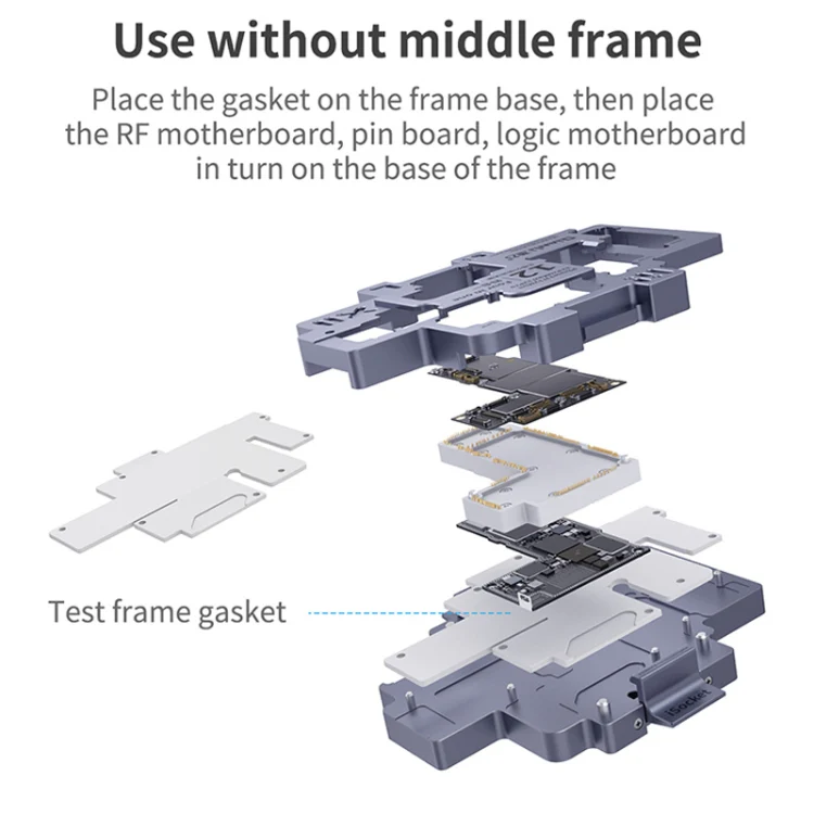 Qianli iSocket Motherboard Layered Test Fixture For iPhone 12 Series - Image 3