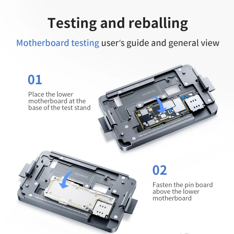Qianli iSocket Motherboard Layered Test Fixture For iPhone 14 Series - Image 10