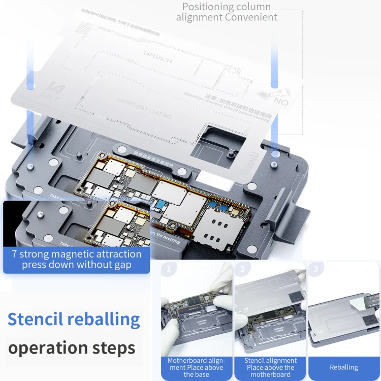 Qianli iSocket Motherboard Layered Test Fixture For iPhone 14 Series - Image 6