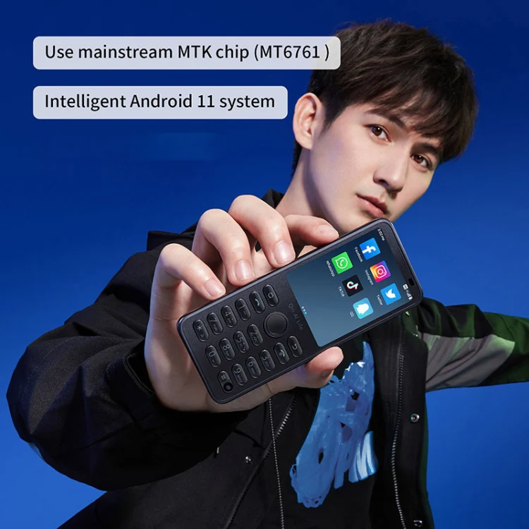 QIN F21 Pro, 4GB+64GB, 2.8 inch, Android 11 MTK6761 Quad-core up to 2.0GHz, 21 Keys, Network: 4G (Black) - Image 4