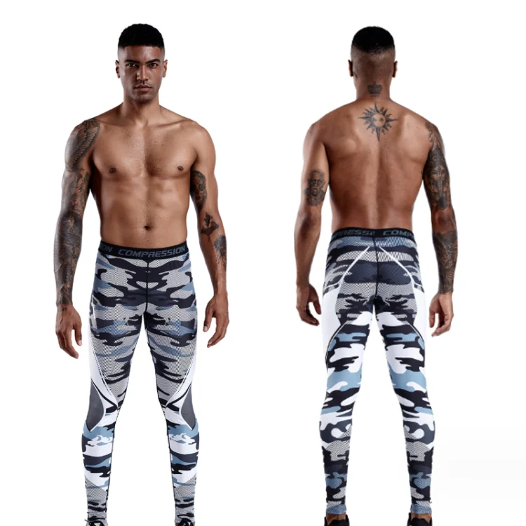 Quick-Drying Sports Pants Men Tight Fitness Basketball Pants, Size: L(KC170) - Image 6