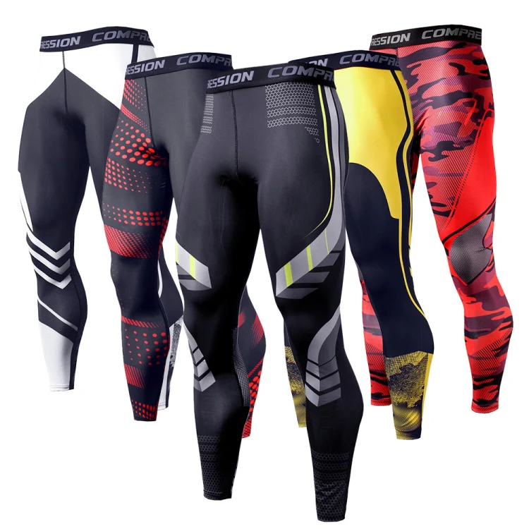 Quick-Drying Sports Pants Men Tight Fitness Basketball Pants, Size: S(KC174) - Image 3