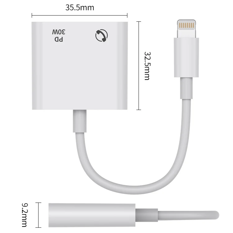 R-PCB-P1 30W 8 Pin to Type-C + 3.5mm Charging & Audio Converter - Image 2