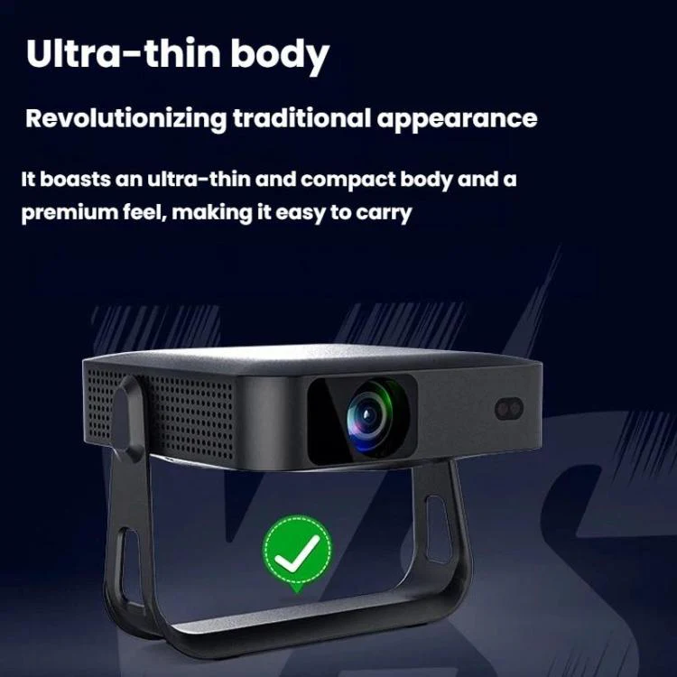 R6 Portable Ultra-Thin Projector HD 1080P Auto-Focus Mini Home Projector EU Plug - Image 13