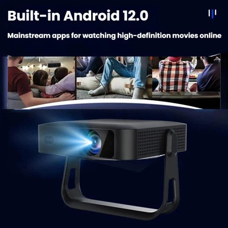 R6 Portable Ultra-Thin Projector HD 1080P Auto-Focus Mini Home Projector UK Plug - Image 6